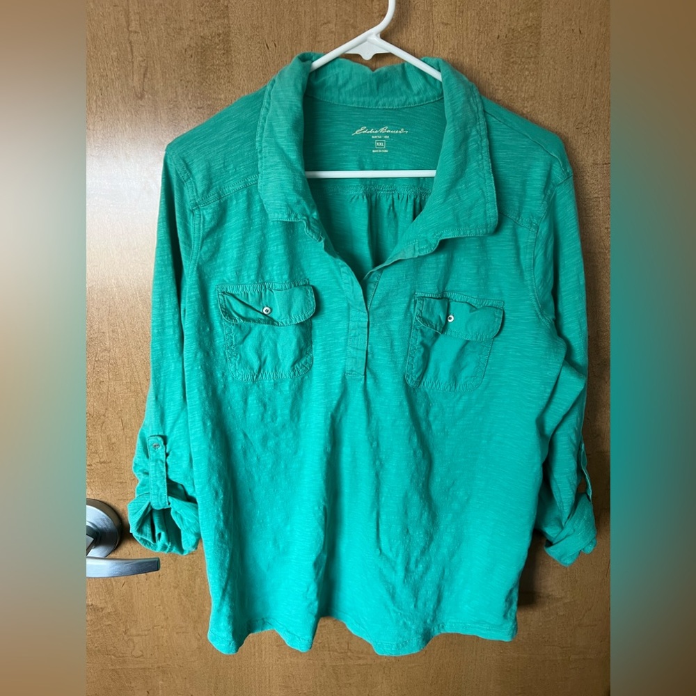 Eddie Bauer 3/4 sleeve top